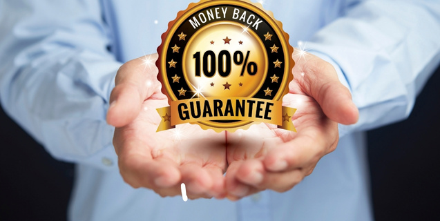 money back guarantee